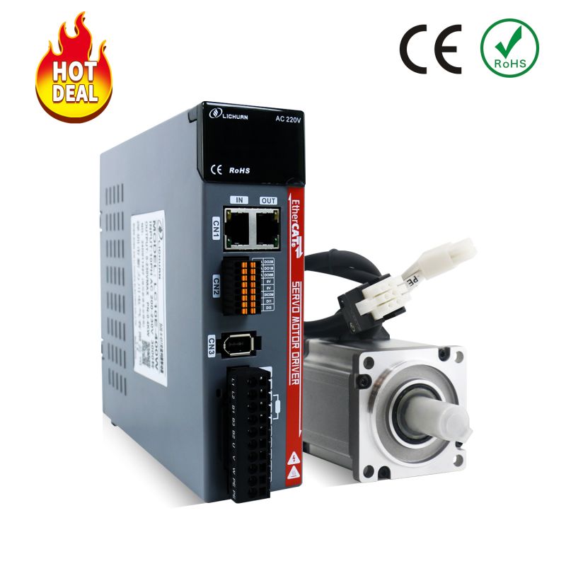 Ethercat AC Servo Motor 400W 3000rpm 1,27nm A Kit